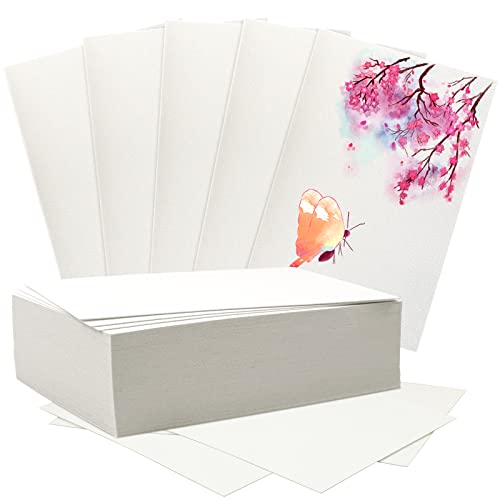 Fyess 120 Stück 100% Baumwolle weißes Aquarellpapier 63,5 kg schweres Papier Aquarellpapier Kaltpresse Papier Bulk Aquarell Zeichnen Studenten Künstler für Kinder, 12,7 x 17,8 cm Fyess 120 Stück 100% Baumwolle weißes Aquarellpapier 63,5 kg schweres Papier Aquarellpapier Kaltpresse Papier Bulk Aquarell Zeichnen Studenten Künstler für Kinder, 12,7 x 17,8 cm von Fyess