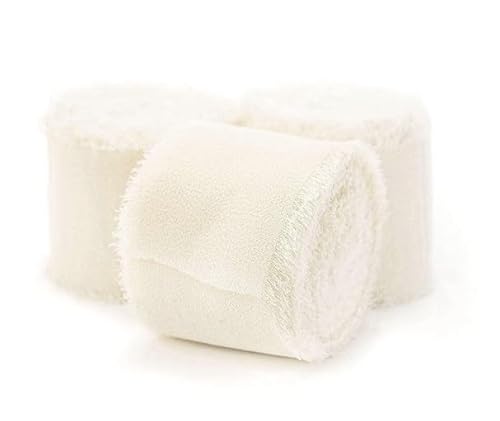 Fyfjur Schleifenband Weiß 4 cm X 20 M, Geschenkband Satinband Stoffband Dekoration, Chiffonband Hochzeit Dekoband für BrautsträUße, Geschenkverpackung, Hochzeitseinladungen, DIY-Kunsthandwerk Fyfjur Schleifenband Weiß 4 cm X 20 M, Geschenkband Satinband Stoffband Dekoration, Chiffonband Hochzeit Dekoband für BrautsträUße, Geschenkverpackung, Hochzeitseinladungen, DIY-Kunsthandwerk von Fyfjur