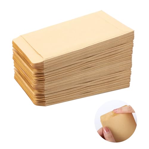 150 Stück Samentütchen Selbstklebend, 8 x 12 cm Mini Papiertüten Freudentränen Hochzeit Papiertüten Klein Kraftpapier Tüten zum Befüllen DIY Flachbeutel für Samen Münzen Schmuck Geschenk 150 Stück Samentütchen Selbstklebend, 8 x 12 cm Mini Papiertüten Freudentränen Hochzeit Papiertüten Klein Kraftpapier Tüten zum Befüllen DIY Flachbeutel für Samen Münzen Schmuck Geschenk von Fyguard