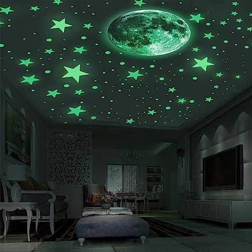 Fyihoxi Leuchtsterne Selbstklebend Wandsticker Leuchtsterne Kinderzimmer Planet Leuchtend Wandaufkleber Wandsticker selbstklebend Leuchtsticker Leuchtstoff Aufkleber für Baby,Kinder oder Schlafzimmer Fyihoxi Leuchtsterne Selbstklebend Wandsticker Leuchtsterne Kinderzimmer Planet Leuchtend Wandaufkleber Wandsticker selbstklebend Leuchtsticker Leuchtstoff Aufkleber für Baby,Kinder oder Schlafzimmer von Fyihoxi