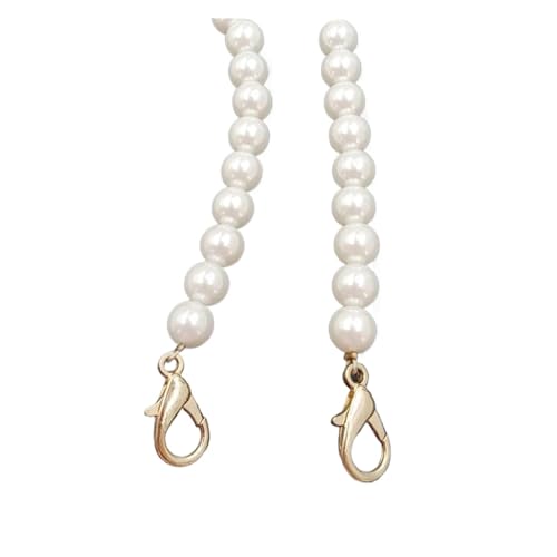 Fymlok Taschenkette,Taschen Kette 1 stücke 50-12. 0cm Pearl Bag Strap for Taschen Handtasche DIY. Geldbörse Ersatz Lange Perlenkette for Umhängetasche Riemen Perlengürtel Zubehör(Gold A,80) von Fymlok