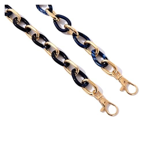 Taschenkette,Taschen Kette 1 stücke Mode Frau Tasche Kette Metall Kettengurte for Tasche Frauen Schulter Kupplung Griff Kette Griffe Ketten(Peacock Blue) von Fymlok