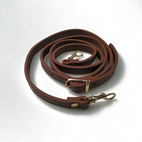 Taschenkette,Taschen Kette DIY. Mode Frauen Damen einstellbare Handtasche DIY. Handhaben Pu. Lederband Gürtel Schnalle Umhängetasche Zubehör Lange Gürtel(Coffee) von Fymlok