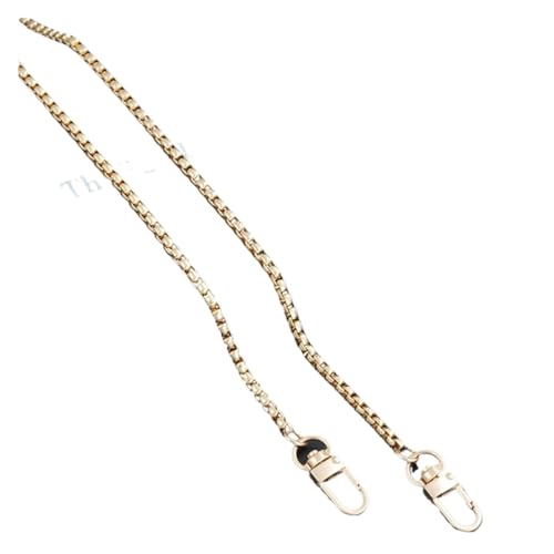 Taschenkette,Taschen Kette Handtasche Crossbody-Geldbörse Ersatz Licht Geldbörse Kette Umhängetasche Trägern Kleine Handtaschen Frauen Handtasche Zubehör(Type2 Light Gold,100) von Fymlok