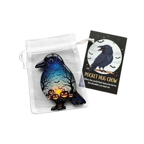 Fyrdyn Halloween Taschenkarten,Tragbare Inspirationskarte - Geist Todesgott Inspirierendes Andenken Für Absolventen Team Anreize Erwachsene Kollegen Studenten Jugendliche Reisen Urlaub von Fyrdyn