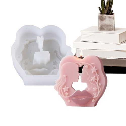 Fyrdyn Silikonformen Für Kerzen | Paar Gießform - Silicone Form Für Romantisches Basteln Mit Einfacher Entformung Für Epoxyharzkerzen Schokolade Und Kreativprojekte Fyrdyn Silikonformen Für Kerzen | Paar Gießform - Silicone Form Für Romantisches Basteln Mit Einfacher Entformung Für Epoxyharzkerzen Schokolade Und Kreativprojekte von Fyrdyn