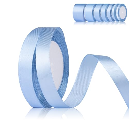 Fyshird Geschenkband Blau 15mm x 22m Schleifenband Hochzeit Satinband Hellblau Polyester Bänder zum Basteln Dekoband für Geburtstag DIY Luftballons Geschenkverpackung Fyshird Geschenkband Blau 15mm x 22m Schleifenband Hochzeit Satinband Hellblau Polyester Bänder zum Basteln Dekoband für Geburtstag DIY Luftballons Geschenkverpackung von Fyshird