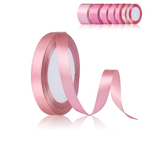 Fyshird Geschenkband Rosa 10mm x 22m Satinband Rosa Schleifenband Hochzeit Polyester Bänder zum Basteln Dekoband für Geburtstag DIY Luftballons Geschenkverpackung Weihnachten Fyshird Geschenkband Rosa 10mm x 22m Satinband Rosa Schleifenband Hochzeit Polyester Bänder zum Basteln Dekoband für Geburtstag DIY Luftballons Geschenkverpackung Weihnachten von Fyshird