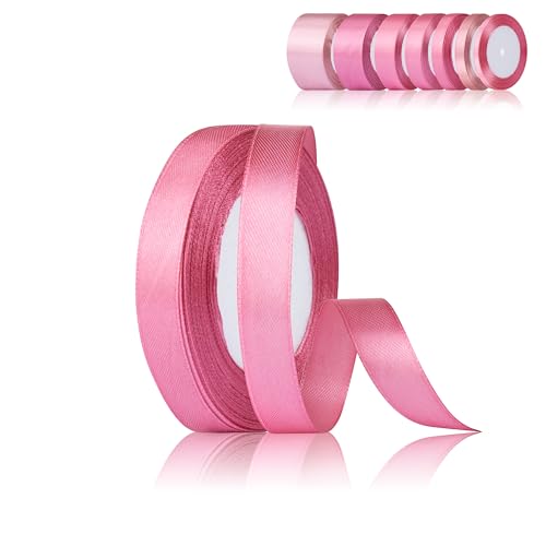 Fyshird Geschenkband Rosa 15mm x 22m Schleifenband Hochzeit Satinband Rosa Polyester Bänder zum Basteln Dekoband für Geburtstag DIY Luftballons Geschenkverpackung Weihnachten Fyshird Geschenkband Rosa 15mm x 22m Schleifenband Hochzeit Satinband Rosa Polyester Bänder zum Basteln Dekoband für Geburtstag DIY Luftballons Geschenkverpackung Weihnachten von Fyshird