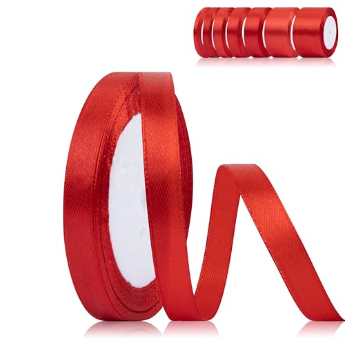 Fyshird Geschenkband Rot 10mm x 22m Satinband Rot Schleifenband Hochzeit Polyester Bänder zum Basteln Dekoband für Geburtstag DIY Luftballons Geschenkverpackung Weihnachten Fyshird Geschenkband Rot 10mm x 22m Satinband Rot Schleifenband Hochzeit Polyester Bänder zum Basteln Dekoband für Geburtstag DIY Luftballons Geschenkverpackung Weihnachten von Fyshird