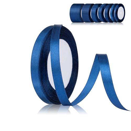 Fyshird Satinband Blau 10mm x 22m Geschenkband DunkelBlau Schleifenband Hochzeit Polyester Marineblau Bänder zum Basteln Dekoband für Luftballons Geschenkverpackung Geburtstag DIY Fyshird Satinband Blau 10mm x 22m Geschenkband DunkelBlau Schleifenband Hochzeit Polyester Marineblau Bänder zum Basteln Dekoband für Luftballons Geschenkverpackung Geburtstag DIY von Fyshird