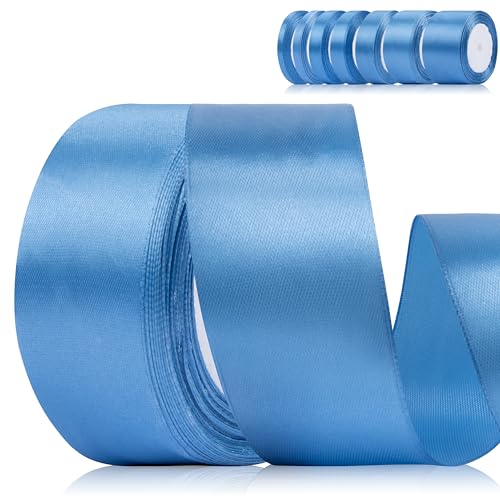 Fyshird Satinband Blau 40mm x 22m Geschenkband Breit Blau Schleifenband Hochzeit Polyester Bänder zum Basteln Dekoband für Luftballons Geschenkverpackung Geburtstag DIY Fyshird Satinband Blau 40mm x 22m Geschenkband Breit Blau Schleifenband Hochzeit Polyester Bänder zum Basteln Dekoband für Luftballons Geschenkverpackung Geburtstag DIY von Fyshird
