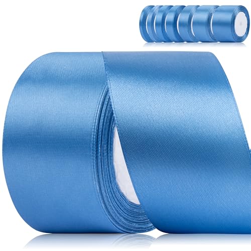 Fyshird Satinband Blau 50mm x 22m Geschenkband Breit Blau Schleifenband Hochzeit Polyester Bänder zum Basteln Dekoband für Luftballons Geschenkverpackung Geburtstag DIY Fyshird Satinband Blau 50mm x 22m Geschenkband Breit Blau Schleifenband Hochzeit Polyester Bänder zum Basteln Dekoband für Luftballons Geschenkverpackung Geburtstag DIY von Fyshird