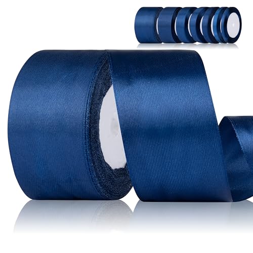 Fyshird Satinband Blau 50mm x 22m Geschenkband Breit DunkelBlau Schleifenband Hochzeit Polyester Marineblau Bänder zum Basteln Dekoband für Luftballons Geschenkverpackung Geburtstag DIY Fyshird Satinband Blau 50mm x 22m Geschenkband Breit DunkelBlau Schleifenband Hochzeit Polyester Marineblau Bänder zum Basteln Dekoband für Luftballons Geschenkverpackung Geburtstag DIY von Fyshird