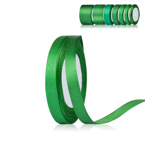 Fyshird Satinband Grün 10mm x 22m Geschenkband Hochzeit Schleifenband Polyester Bänder zum Basteln Dekoband für Luftballons Geburtstag DIY Fyshird Satinband Grün 10mm x 22m Geschenkband Hochzeit Schleifenband Polyester Bänder zum Basteln Dekoband für Luftballons Geburtstag DIY von Fyshird