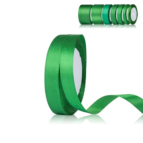 Fyshird Satinband Grün 15mm x 22m Geschenkband Hochzeit Schleifenband Polyester Bänder zum Basteln Dekoband für Luftballons Geburtstag DIY Fyshird Satinband Grün 15mm x 22m Geschenkband Hochzeit Schleifenband Polyester Bänder zum Basteln Dekoband für Luftballons Geburtstag DIY von Fyshird