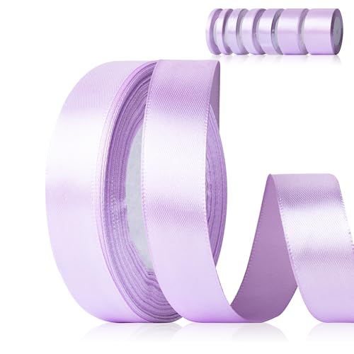 Fyshird Satinband Lila 20mm x 22m Geschenkband Breit Schleifenband Hochzeit Polyester Bänder zum Basteln Dekoband Lila für Luftballons Geschenkverpackung Geburtstag DIY Fyshird Satinband Lila 20mm x 22m Geschenkband Breit Schleifenband Hochzeit Polyester Bänder zum Basteln Dekoband Lila für Luftballons Geschenkverpackung Geburtstag DIY von Fyshird