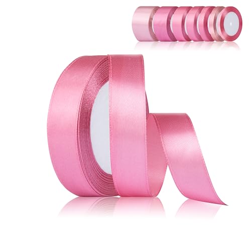 Fyshird Satinband Rosa 20mm x 22m Geschenkband Breit Schleifenband Hochzeit Polyester Bänder zum Basteln Dekoband für Geburtstag DIY Luftballons Geschenkverpackung Weihnachten Fyshird Satinband Rosa 20mm x 22m Geschenkband Breit Schleifenband Hochzeit Polyester Bänder zum Basteln Dekoband für Geburtstag DIY Luftballons Geschenkverpackung Weihnachten von Fyshird
