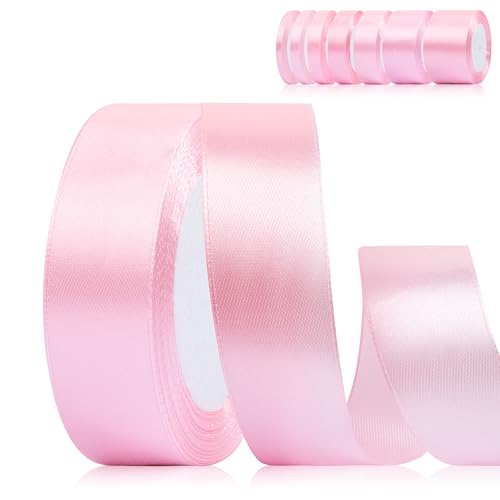 Fyshird Satinband Rosa 25mm x 22m Geschenkband Breit Schleifenband Hochzeit Polyester Bänder zum Basteln Hellrosa Dekoband für Geburtstag DIY Luftballons Geschenkverpackung Weihnachten Fyshird Satinband Rosa 25mm x 22m Geschenkband Breit Schleifenband Hochzeit Polyester Bänder zum Basteln Hellrosa Dekoband für Geburtstag DIY Luftballons Geschenkverpackung Weihnachten von Fyshird