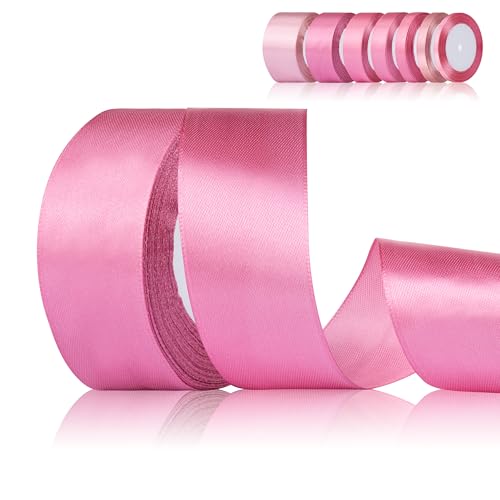 Fyshird Satinband Rosa 40mm x 22m Geschenkband Breit Schleifenband Hochzeit Polyester Bänder zum Basteln Dekoband für Geburtstag DIY Luftballons Geschenkverpackung Weihnachten Fyshird Satinband Rosa 40mm x 22m Geschenkband Breit Schleifenband Hochzeit Polyester Bänder zum Basteln Dekoband für Geburtstag DIY Luftballons Geschenkverpackung Weihnachten von Fyshird