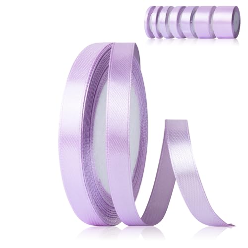 Fyshird Schleifenband Lila 10mm x 22m Geschenkband Hochzeit Satinband Polyester Bänder zum Basteln Dekoband Lila für Luftballons Geschenkverpackung Geburtstag DIY Fyshird Schleifenband Lila 10mm x 22m Geschenkband Hochzeit Satinband Polyester Bänder zum Basteln Dekoband Lila für Luftballons Geschenkverpackung Geburtstag DIY von Fyshird