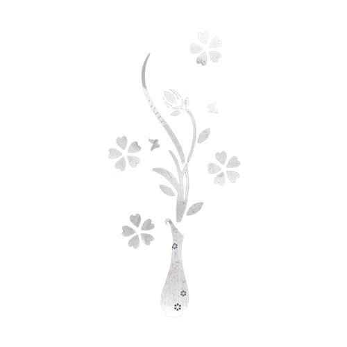 FytStycale 3D Spiegel Blumen Wandtattomische Wandkunstdekoration für Café Fernseher Hintergrund über Dem Bett FytStycale 3D Spiegel Blumen Wandtattomische Wandkunstdekoration für Café Fernseher Hintergrund über Dem Bett von FytStycale