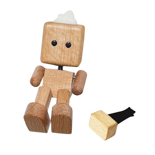 FytStycale Holzfigur Holzmännchen Miniatur Auto Dekoration Tisch Ornament Wackelfigur mit Festen Wackelbeinen Aus Holz für Fahrzeug Schreibtisch Und Als Geschenk, Buche FytStycale Holzfigur Holzmännchen Miniatur Auto Dekoration Tisch Ornament Wackelfigur mit Festen Wackelbeinen Aus Holz für Fahrzeug Schreibtisch Und Als Geschenk, Buche von FytStycale