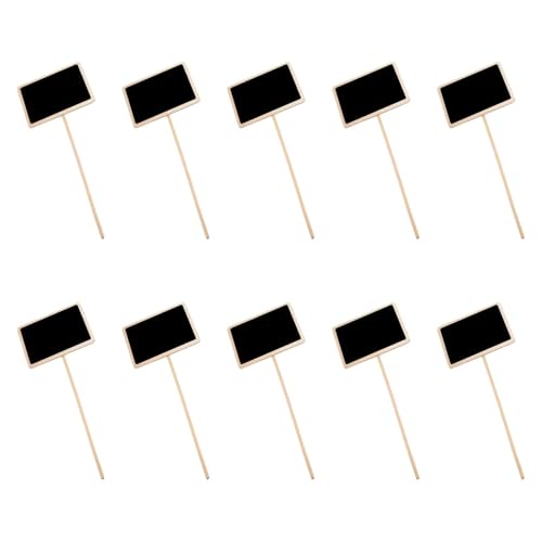 FytStycale Set mit 10 Kleinen Tafelschildern für Tischbeschilderungen, 8x6x11cm FytStycale Set mit 10 Kleinen Tafelschildern für Tischbeschilderungen, 8x6x11cm von FytStycale