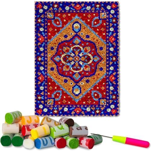 Fzamudng 38 x 52 cm Knüpfteppich Zum Selber knüpfen - Knüpfhaken-Sets für Anfänger - Tapisserie Teppich Knüpf-Sets - Knüpfsets Latch Hook Kit Selbst Knüpfen Set für Kinder und Erwachsene Fzamudng 38 x 52 cm Knüpfteppich Zum Selber knüpfen - Knüpfhaken-Sets für Anfänger - Tapisserie Teppich Knüpf-Sets - Knüpfsets Latch Hook Kit Selbst Knüpfen Set für Kinder und Erwachsene von Fzamudng