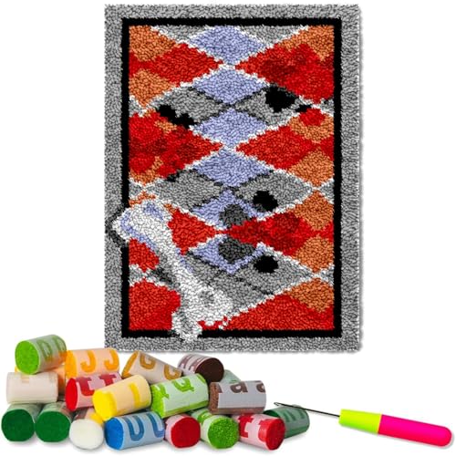Fzamudng 55 x 75 cm Knüpfteppich Zum Selber knüpfen - Knüpfhaken-Sets für Anfänger - Tapisserie Teppich Knüpf-Sets - Knüpfsets Latch Hook Kit Selbst Knüpfen Set für Kinder und Erwachsene Fzamudng 55 x 75 cm Knüpfteppich Zum Selber knüpfen - Knüpfhaken-Sets für Anfänger - Tapisserie Teppich Knüpf-Sets - Knüpfsets Latch Hook Kit Selbst Knüpfen Set für Kinder und Erwachsene von Fzamudng