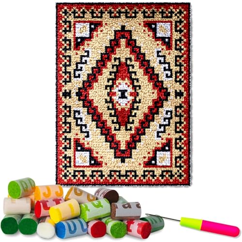 Fzamudng 69 x 102 cm Knüpfteppich Knüpf-Sets Tapisserie Teppich Set Zum Selber Knüpfen Knüpfen Set Für Erwachsene Kreuzstich Set Handwerk Geschenke Knüpfhaken-Teppich-Set Fzamudng 69 x 102 cm Knüpfteppich Knüpf-Sets Tapisserie Teppich Set Zum Selber Knüpfen Knüpfen Set Für Erwachsene Kreuzstich Set Handwerk Geschenke Knüpfhaken-Teppich-Set von Fzamudng