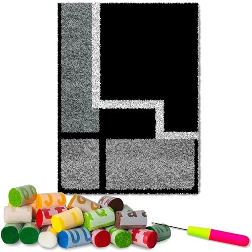 Fzamudng 80 x 115 cm Knüpfteppich Zum Selber knüpfen - Knüpfhaken-Sets für Anfänger - Tapisserie Teppich Knüpf-Sets - Knüpfsets Latch Hook Kit Selbst Knüpfen Set für Kinder und Erwachsene Fzamudng 80 x 115 cm Knüpfteppich Zum Selber knüpfen - Knüpfhaken-Sets für Anfänger - Tapisserie Teppich Knüpf-Sets - Knüpfsets Latch Hook Kit Selbst Knüpfen Set für Kinder und Erwachsene von Fzamudng