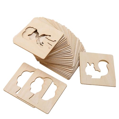 Fzaqwen Zeichenschablonen für Kinder, DIY Malschablonen, Robuste Kreideschablonen Zum Malen, Zeichnen, Sprühen, Kunsthandwerk Im Klassenzimmer, 32 Stück Fzaqwen Zeichenschablonen für Kinder, DIY Malschablonen, Robuste Kreideschablonen Zum Malen, Zeichnen, Sprühen, Kunsthandwerk Im Klassenzimmer, 32 Stück von Fzaqwen