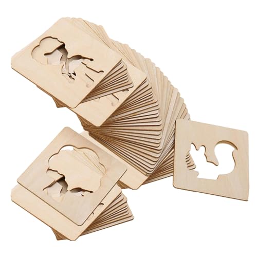 Fzaqwen Zeichenschablonen für Kinder, DIY Malschablonen, Robuste Kreideschablonen Zum Malen, Zeichnen, Sprühen, Kunsthandwerk Im Klassenzimmer, 60 Stück Fzaqwen Zeichenschablonen für Kinder, DIY Malschablonen, Robuste Kreideschablonen Zum Malen, Zeichnen, Sprühen, Kunsthandwerk Im Klassenzimmer, 60 Stück von Fzaqwen