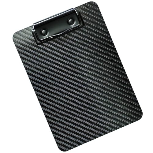 Fzkaly Kohlefaser-Klemmbrett, 12,7 x 17,8 cm, Mini-Schreibtafel für den Taschengebrauch, echte 3K-Kohlefaser, starr und ultraleicht, für Ärzte, Notizen im Freien, Skizzieren, Feldarbeit Fzkaly Kohlefaser-Klemmbrett, 12,7 x 17,8 cm, Mini-Schreibtafel für den Taschengebrauch, echte 3K-Kohlefaser, starr und ultraleicht, für Ärzte, Notizen im Freien, Skizzieren, Feldarbeit von Fzkaly