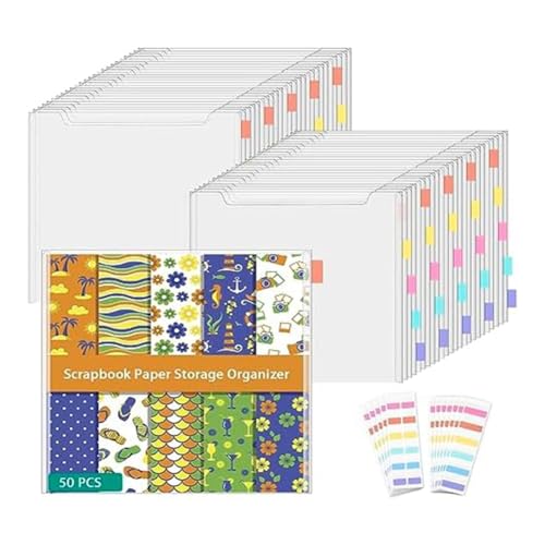 Fzzuzdlap 50 Stück 76,2 x 76,2 cm Scrapbook-Papieraufbewahrung, transparent, für Scrapbooking, Papier, Organizer, Vinyl, Karton, Fotos und Zeichnungen, einfache Installation, einfach zu bedienen Fzzuzdlap 50 Stück 76,2 x 76,2 cm Scrapbook-Papieraufbewahrung, transparent, für Scrapbooking, Papier, Organizer, Vinyl, Karton, Fotos und Zeichnungen, einfache Installation, einfach zu bedienen von Fzzuzdlap