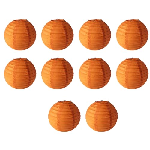 Fzzuzdlap Orangefarbene Papierlaternen, Runde DIY-Laternen, Geeignet für Hochzeiten, Einkaufszentren, Schulen, Outdoor-Aktivitäten Fzzuzdlap Orangefarbene Papierlaternen, Runde DIY-Laternen, Geeignet für Hochzeiten, Einkaufszentren, Schulen, Outdoor-Aktivitäten von Fzzuzdlap