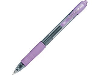 Pilot G-2 Kugelschreiber, 0,7 mm breit, versenkbar, 3er-Pack, pastellviolett Pilot G-2 Kugelschreiber, 0,7 mm breit, versenkbar, 3er-Pack, pastellviolett von G-2 Pastel