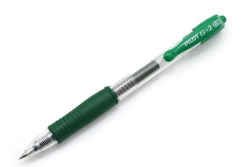 Pilot G-2 Kugelschreiber, 0,7 mm breit, versenkbar, 3er-Pack, Grün Pilot G-2 Kugelschreiber, 0,7 mm breit, versenkbar, 3er-Pack, Grün von Artist Unknown