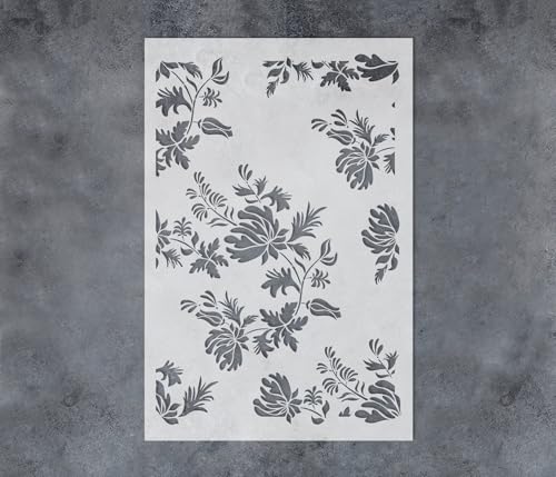 GSS Designs Große Blatt-Blumenschablonen 40,6 x 61 cm, Blattmuster, Wandschablone zum Malen von Blättern, DIY, Heimdekoration, Schablonen zum Malen auf Wänden, Holz, Möbel, Handwerk GSS Designs Große Blatt-Blumenschablonen 40,6 x 61 cm, Blattmuster, Wandschablone zum Malen von Blättern, DIY, Heimdekoration, Schablonen zum Malen auf Wänden, Holz, Möbel, Handwerk von G GSS Designs