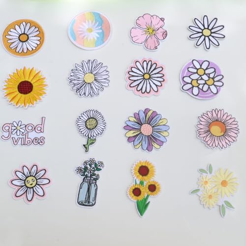 G-RUI 16 Stück/Set zum Aufbügeln, verschiedene bestickte Blumenaufnäher für Kleidung, DIY, Bügelbilder, Applikationen für Rucksack, Abzeichen, Kleidung, Dekoration G-RUI 16 Stück/Set zum Aufbügeln, verschiedene bestickte Blumenaufnäher für Kleidung, DIY, Bügelbilder, Applikationen für Rucksack, Abzeichen, Kleidung, Dekoration von G-RUI