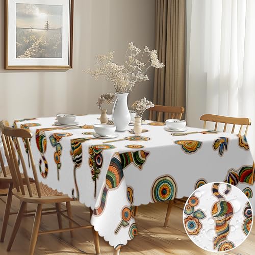 G-dake Abwaschbare Tischdecke, Retro-Katze Tischdecken Rechteckig, wasserdichte Polyester Tischdecke für Zuhause, Küche, Esszimmer, Party Draußen 140x180cm G-dake Abwaschbare Tischdecke, Retro-Katze Tischdecken Rechteckig, wasserdichte Polyester Tischdecke für Zuhause, Küche, Esszimmer, Party Draußen 140x180cm von G-dake