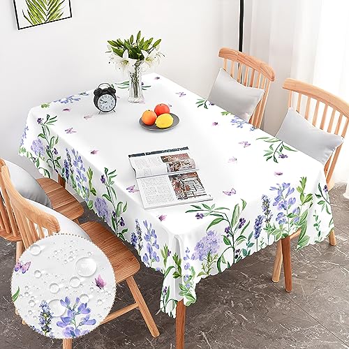 G-dake Tischdecke, abwischbar, rechteckig, Blumenmuster, Polyester, wasserdicht, knitter- und schmutzabweisend, Tischdecke für Küche, Abendessen, Picknick, Party, Outdoor (110 x 140 cm) G-dake Tischdecke, abwischbar, rechteckig, Blumenmuster, Polyester, wasserdicht, knitter- und schmutzabweisend, Tischdecke für Küche, Abendessen, Picknick, Party, Outdoor (110 x 140 cm) von G-dake