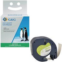 G&G Etikettenrollen für Etikettendrucker weiß, 12,0 mm x 4,0 m, 1 x G&G Etikettenrollen für Etikettendrucker weiß, 12,0 mm x 4,0 m, 1 x von G&G