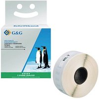 G&G Etikettenrollen für Etikettendrucker weiß, 25,0 x 54,0 mm, 1 x 500 Etiketten G&G Etikettenrollen für Etikettendrucker weiß, 25,0 x 54,0 mm, 1 x 500 Etiketten von G&G