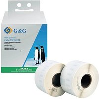 G&G Etikettenrollen für Etikettendrucker weiß, 36,0 x 89,0 mm, 2 x 260 Etiketten G&G Etikettenrollen für Etikettendrucker weiß, 36,0 x 89,0 mm, 2 x 260 Etiketten von G&G