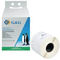 G&G Etikettenrollen für Etikettendrucker weiß, 54,0 x 101,0 mm, 1 x 220 Etiketten G&G Etikettenrollen für Etikettendrucker weiß, 54,0 x 101,0 mm, 1 x 220 Etiketten von G&G