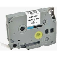 G&G Schriftbänder 20101 ersetzt brother TZe-221 , 9,0 mm, schwarz auf weiß, 10 St. von G&G