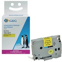 G&G Schriftband Brother P-Touch Tze-621 14976, 9,0 mm schwarz auf gelb G&G Schriftband Brother P-Touch Tze-621 14976, 9,0 mm schwarz auf gelb von G&G