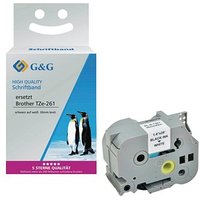 G&G Schriftband Brother TZe-261 14975, 36,0 mm schwarz auf weiß G&G Schriftband Brother TZe-261 14975, 36,0 mm schwarz auf weiß von G&G